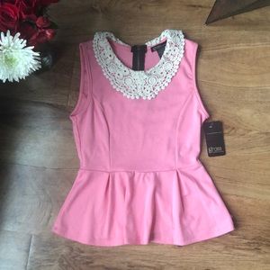 💋 5 for $50 - NWT Pink Peplum